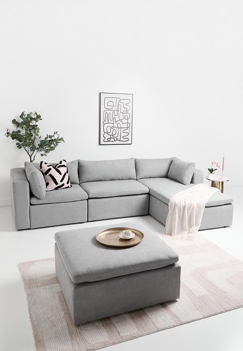 Sixth Floor - Halo chaise - Soro grey