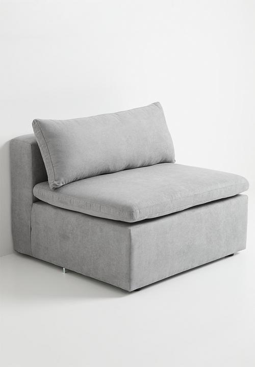 Sixth Floor - Halo 1 seater armless - Soro grey