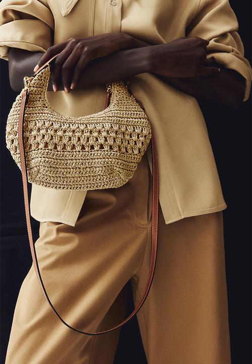 H&M - Crossbody straw bag - beige