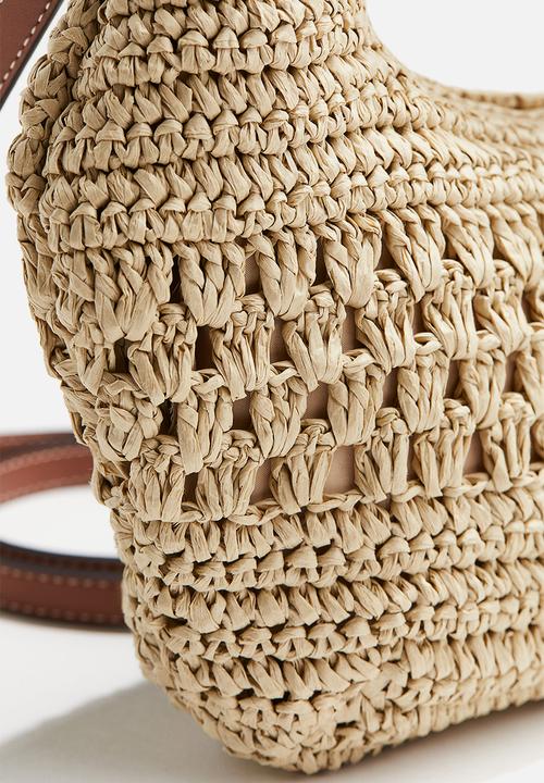 H&M - Crossbody straw bag - beige