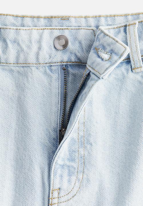 H&M - Midi denim skirt - light denim blue