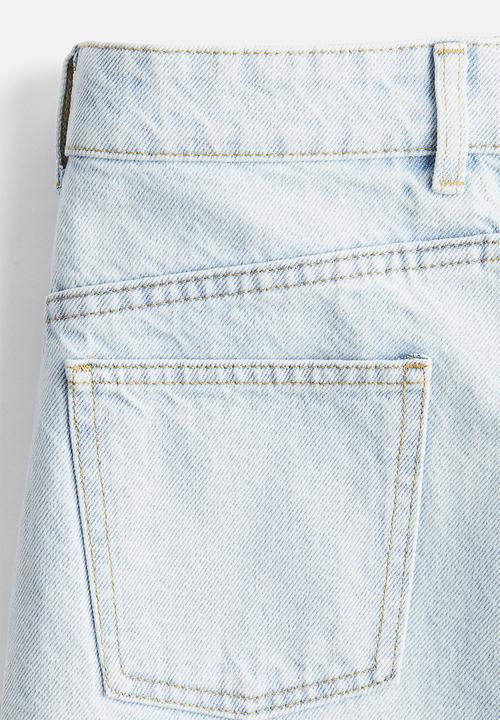 H&M - Midi denim skirt - light denim blue