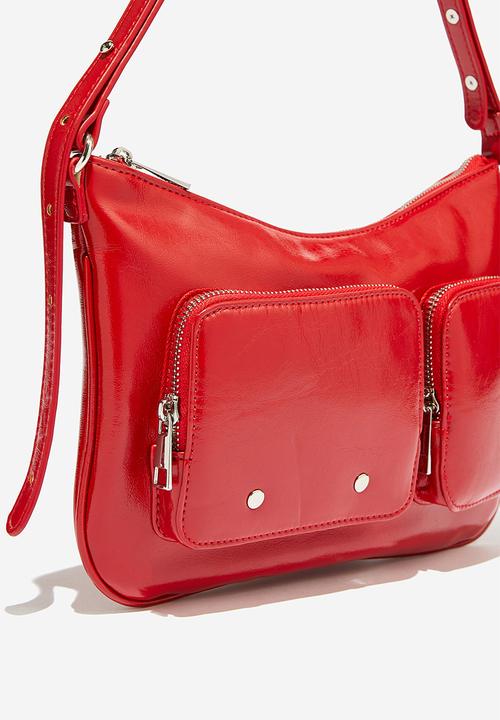 Rubi - Aries collection bag - pockets/red pu