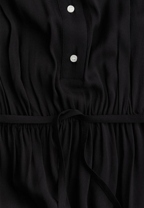 H&M - Tie-belt dress - black