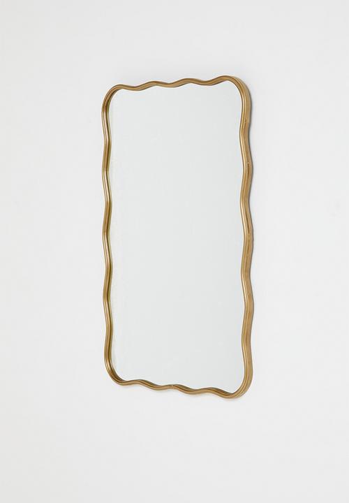 Sixth Floor - Curvy Mirror - Gold