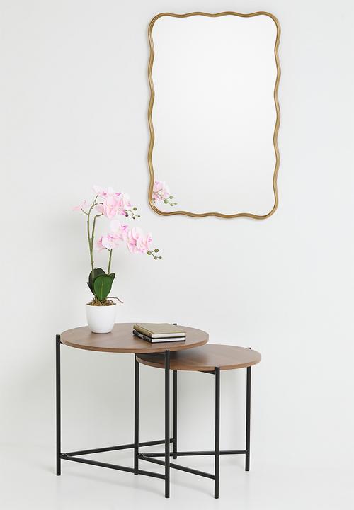 Sixth Floor - Curvy Mirror - Gold