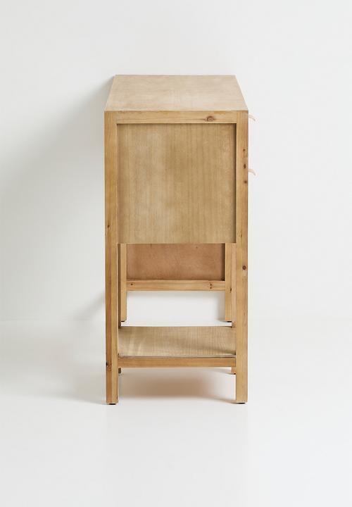 Sixth Floor - Quinn rattan desk-natural