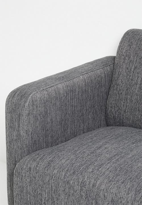 Sixth Floor - Kenzi armchair - Greenwhich graphite
