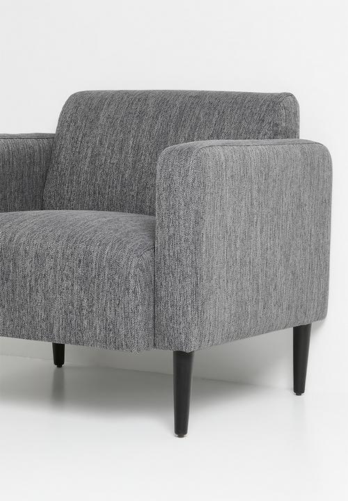 Sixth Floor - Kenzi armchair - Greenwhich graphite