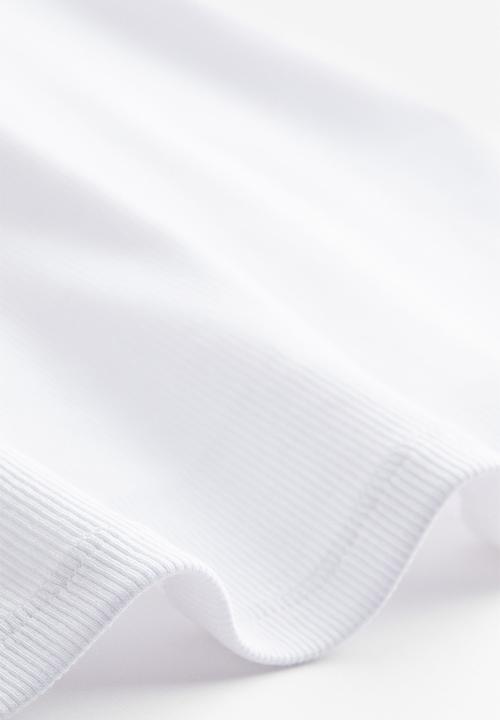 H&M - Mama ribbed vest top - white