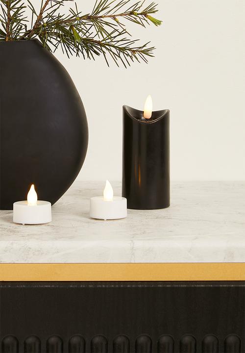H&S - Jelly LED Candle - Black