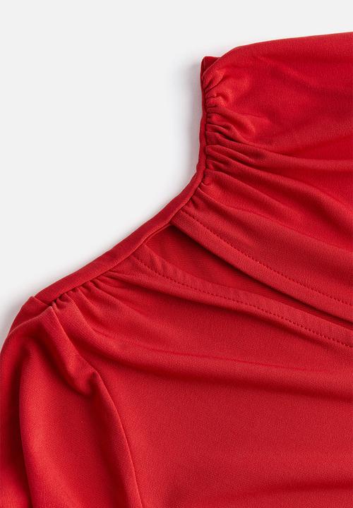 H&M - Cut-out bodycon dress - red