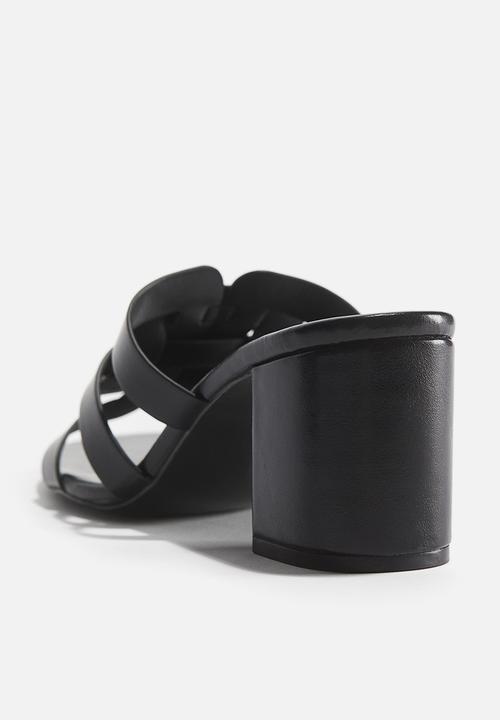 H&M - Block-heeled sandals - black