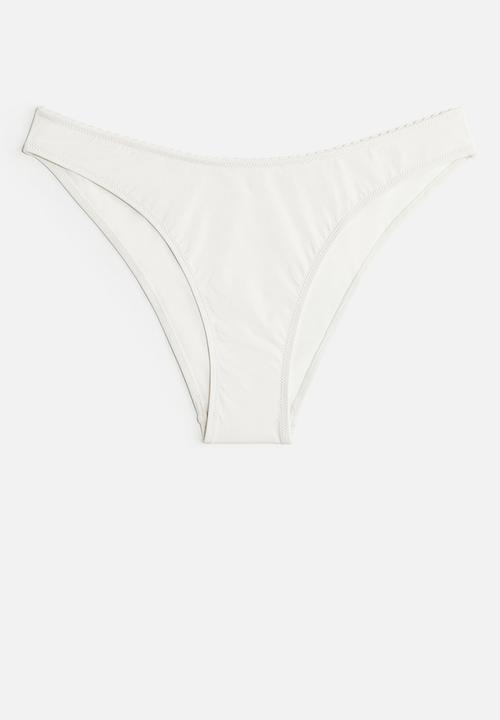 H&M - Cheeky bikini bottoms - white