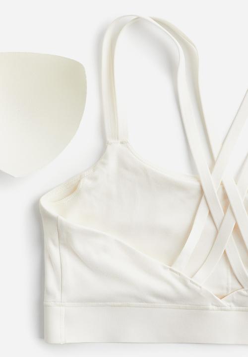 H&M - Softmove™ light support sports bra - white