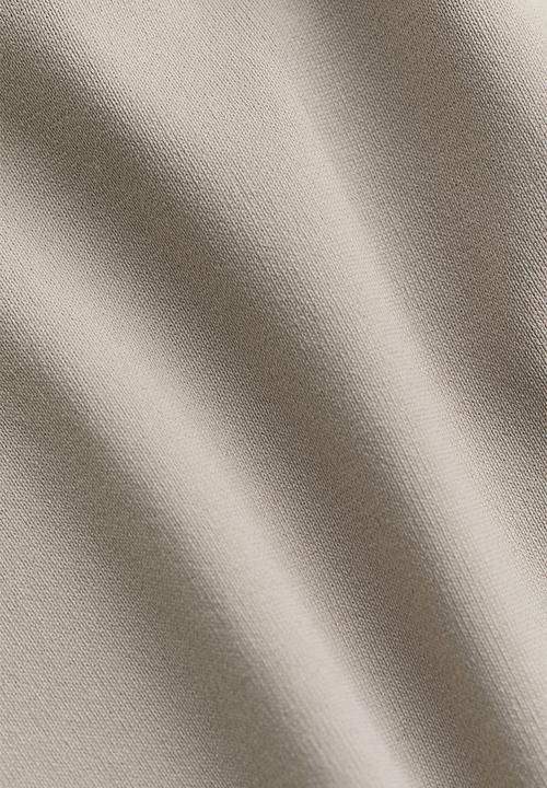 H&M - Fitted microfibre T-shirt - light greige