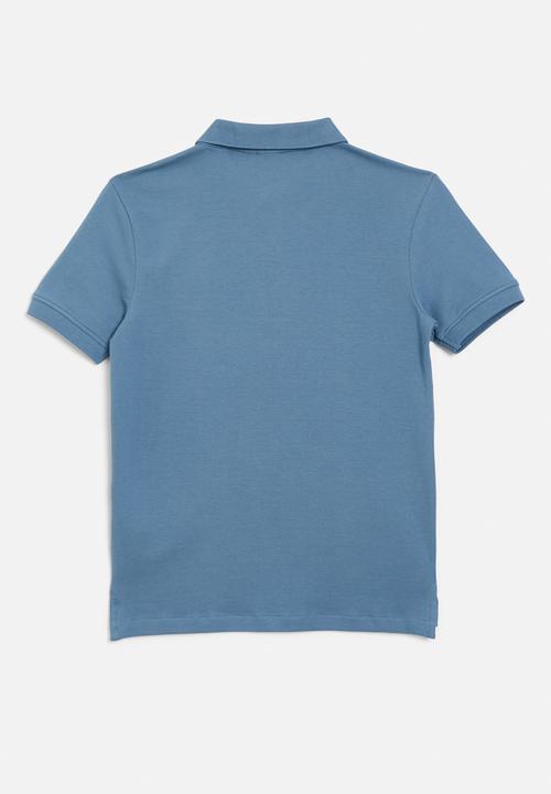POLO - Boys austin ss golfer - denim blue