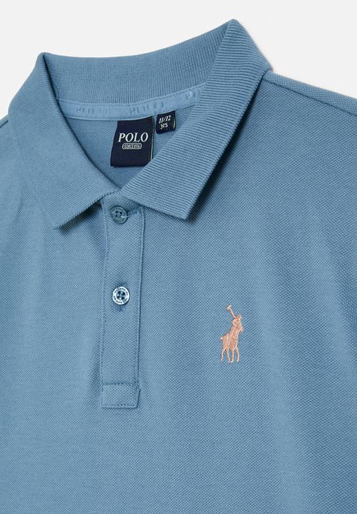 POLO - Boys austin ss golfer - denim blue