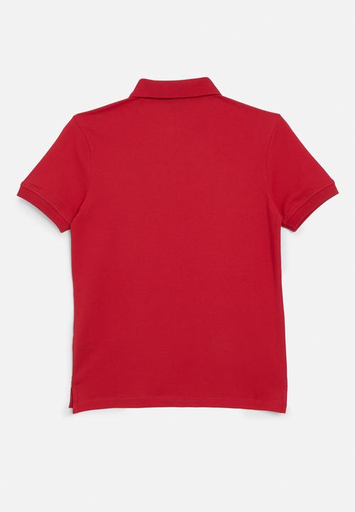POLO - Boys austin ss golfer - red2