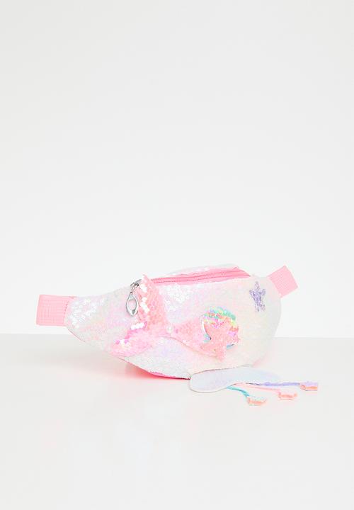 Pop Candy - Sequined moon bag - pink