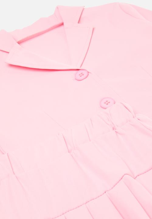 Pop Candy - Jacket & pleated skirt set - light pink