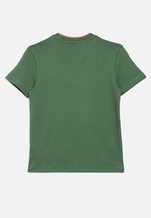 POLO - Boys jagger utility short sleeve tee - forest green