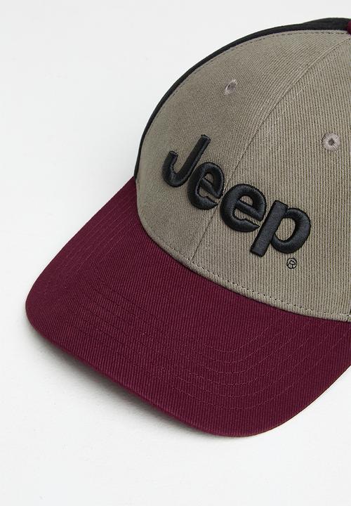 JEEP - Basic Branded Peak - Burgundy