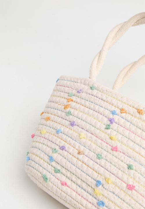 Pop Candy - Straw bag - cream