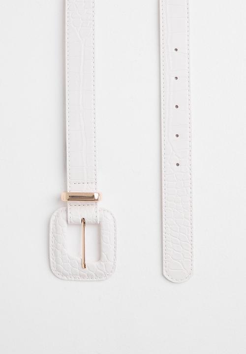 MANGO - Belt dori - white