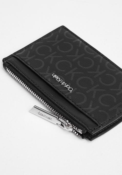 Calvin Klein - Ck must lg cardholder_epi mono -  black 