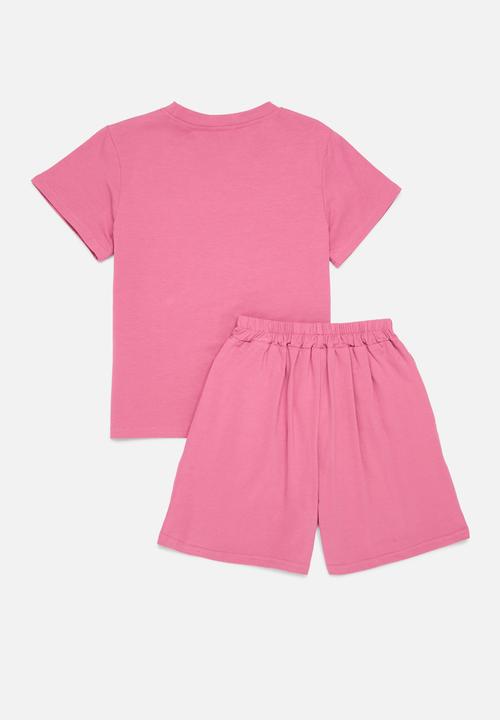 Pop Candy - Short & tee set - pink
