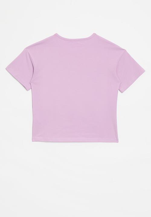 Pop Candy - Smiley print tee - lilac