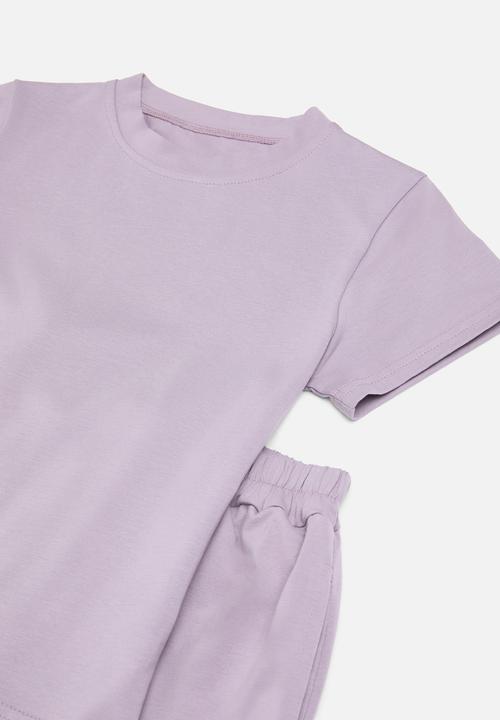 Pop Candy - Short & tee set - purple