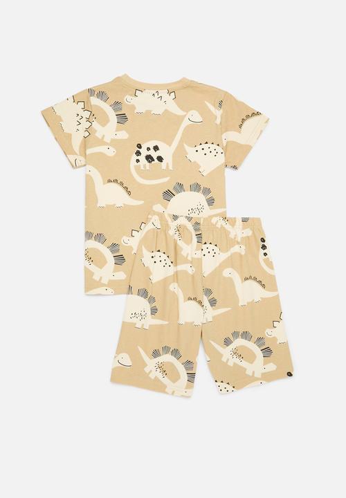 Pop Candy - Tee & short set - brown