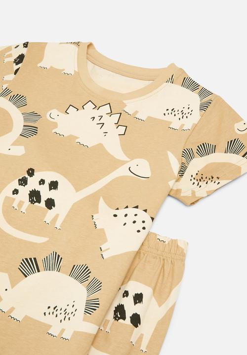 Pop Candy - Tee & short set - brown