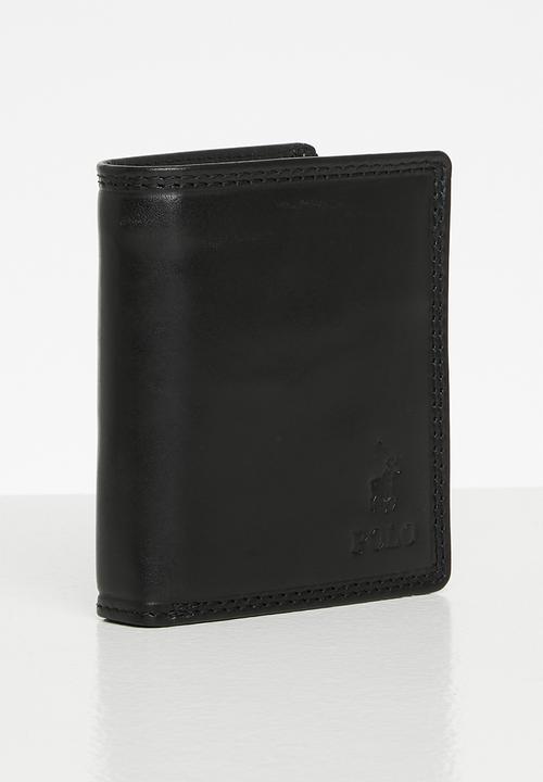 POLO - Polo billfold with extra card flap - black