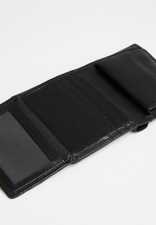 POLO - Polo billfold with extra card flap - black