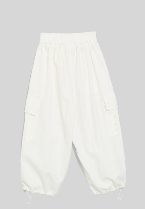Pop Candy - Utility pants - white