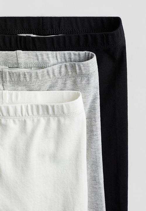 H&M - 3-Pack cotton leggings - multi