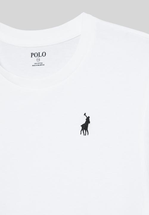 POLO - Boys rick ss tee - white2