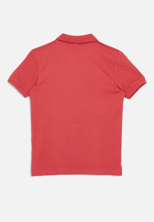 POLO - Boys austin short sleeve golfer - brick