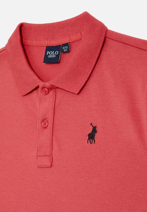 POLO - Boys austin short sleeve golfer - brick