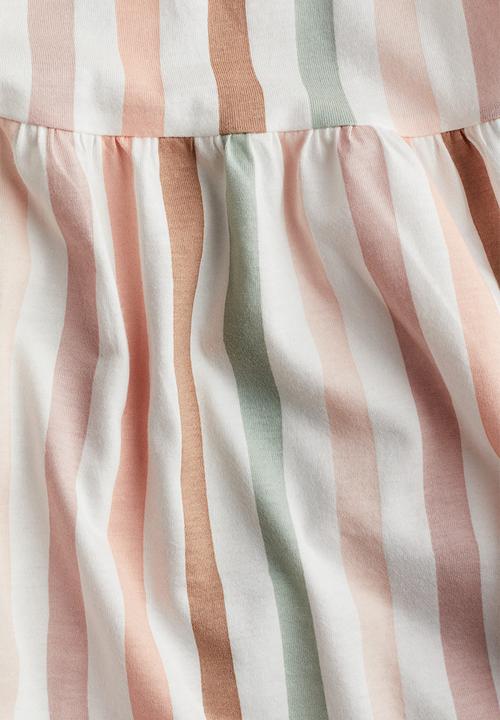 H&M - Patterned cotton dress - pink striped