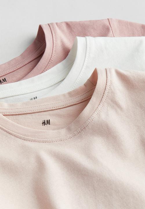 H&M - 3-Pack cotton tops - multi