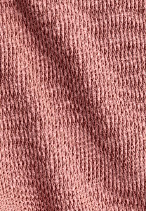 H&M - Ribbed cycling shorts - light rust red