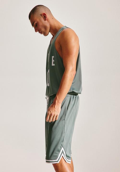 H&M - Drymove™ basketball shorts - khaki green