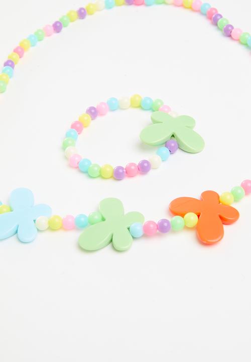 Pop Candy - Necklace & bracelet set - multi