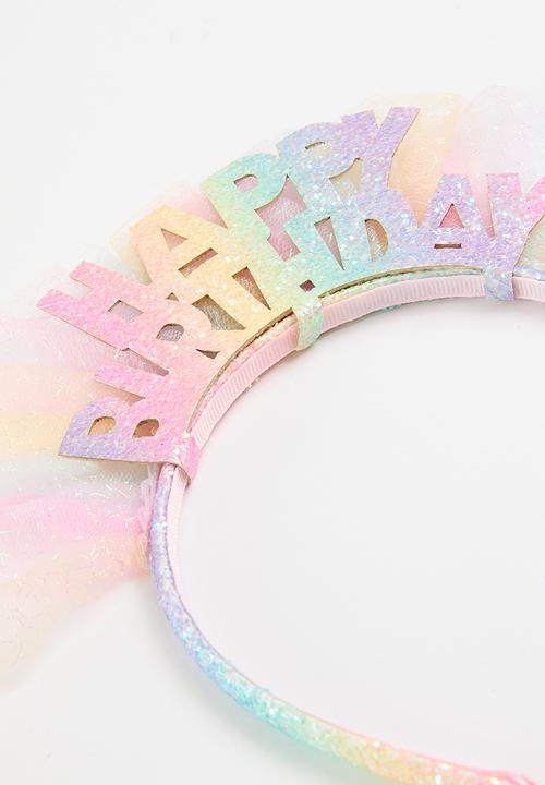Pop Candy - Happy birthday headband - multi
