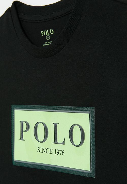 POLO - Boys carter printed short sleeve tee - black
