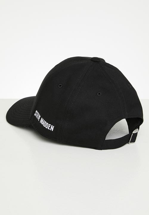 Steve Madden - Lennox cap white logo- black & white